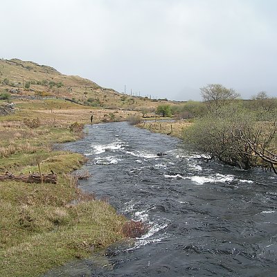 Völlig naurbelassenes Fließgewässer im Westen irlands