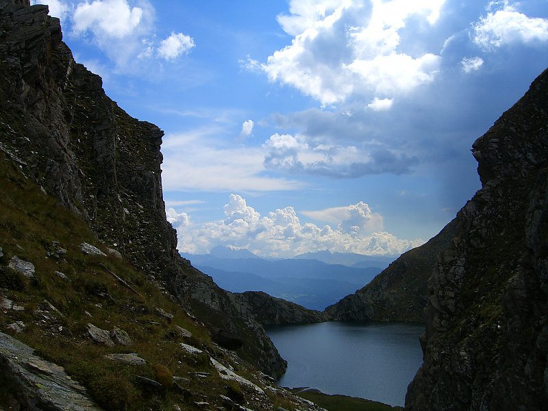 Hochgebirgssee in den Pfunderer Alpen